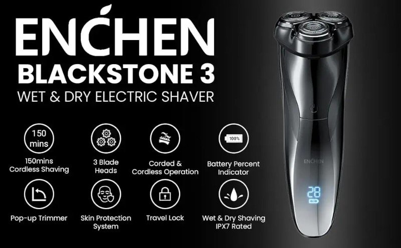 Enchen Blackstone 3 Rotary Shaver (1)