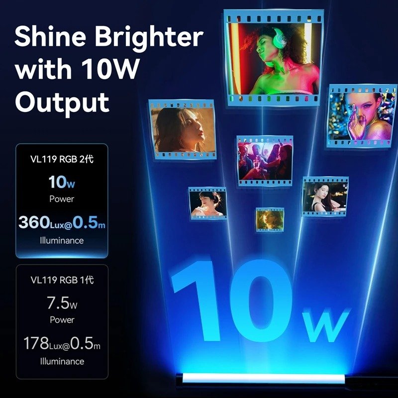 Ulanzi Vl 119 10w Rgb Light Wand (2)