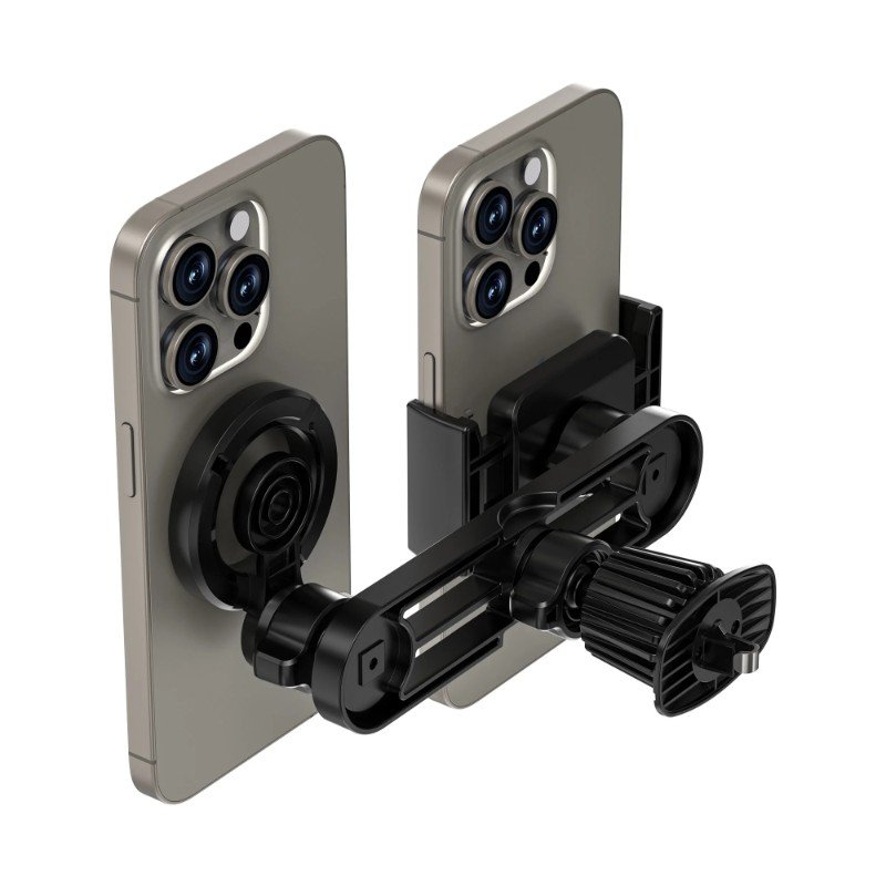 Wiwu Wich060 Dual Phone Car Mount Smart Dashboard Holder For Two Phones (2)