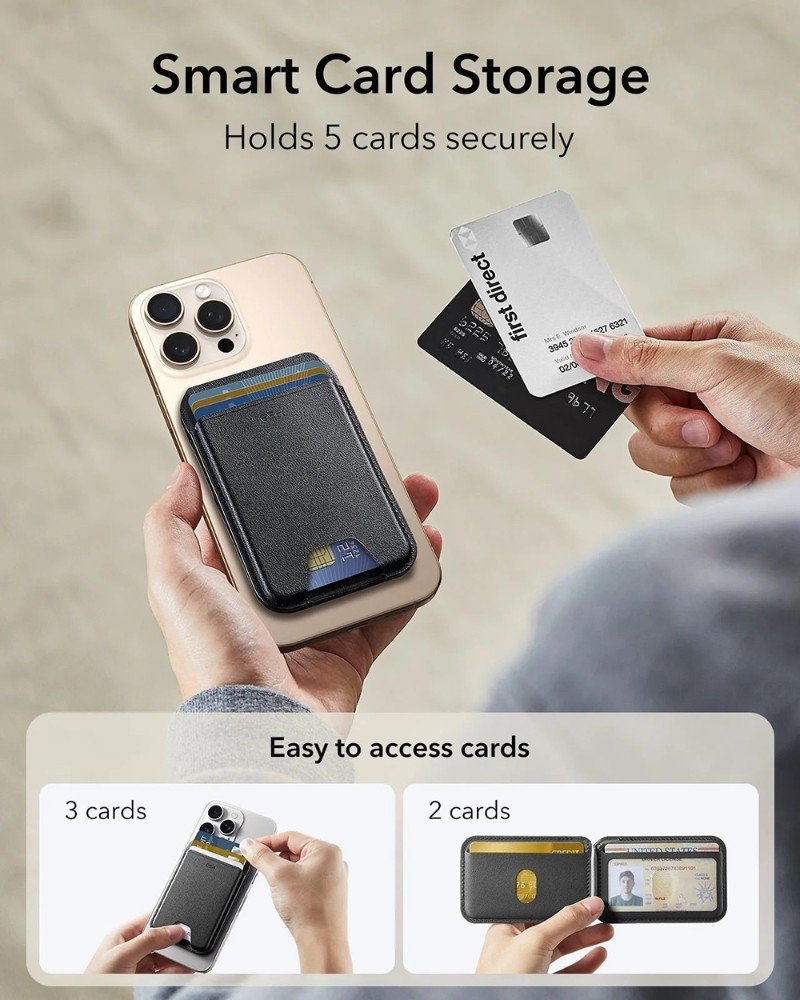 Esr Classic Series Magnetic Wallet With Adjustable Stand (4)