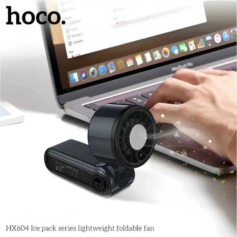 Hoco Hx604 Ice Pack Series Foldable Handheld Fan (1)