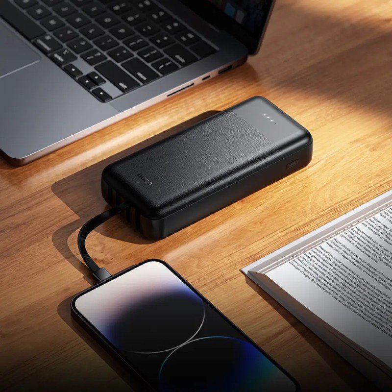 Hoco J163a 20000mah Power Bank Dual Usb Type C Lightning (1)
