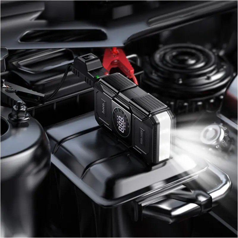 Hoco Qs6 3 In 1 Car Jump Starter Smart Tire Inflator (2)