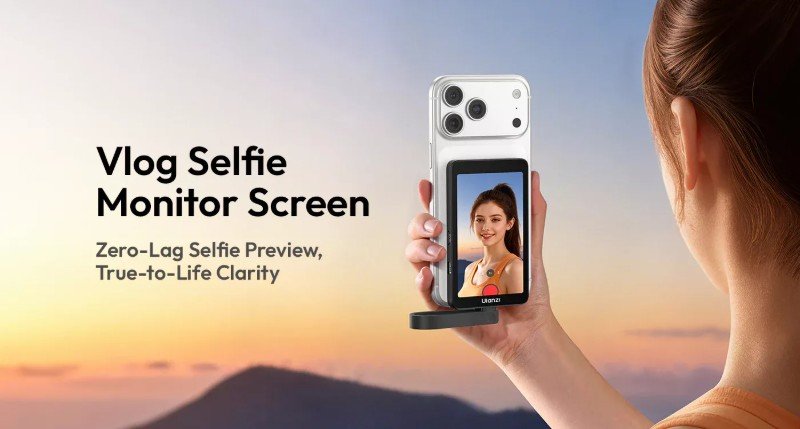 Ulanzi Vm1 Vlog Selfie Monitor Screen (2)