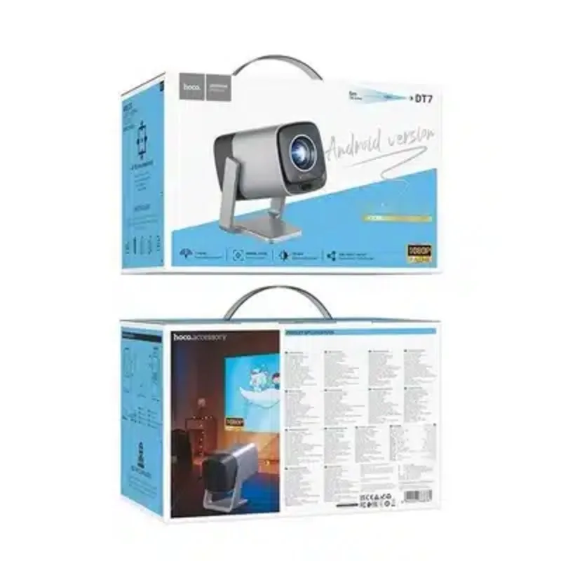 HOCO DT7 Smart Electric Projector 1080P Android Version