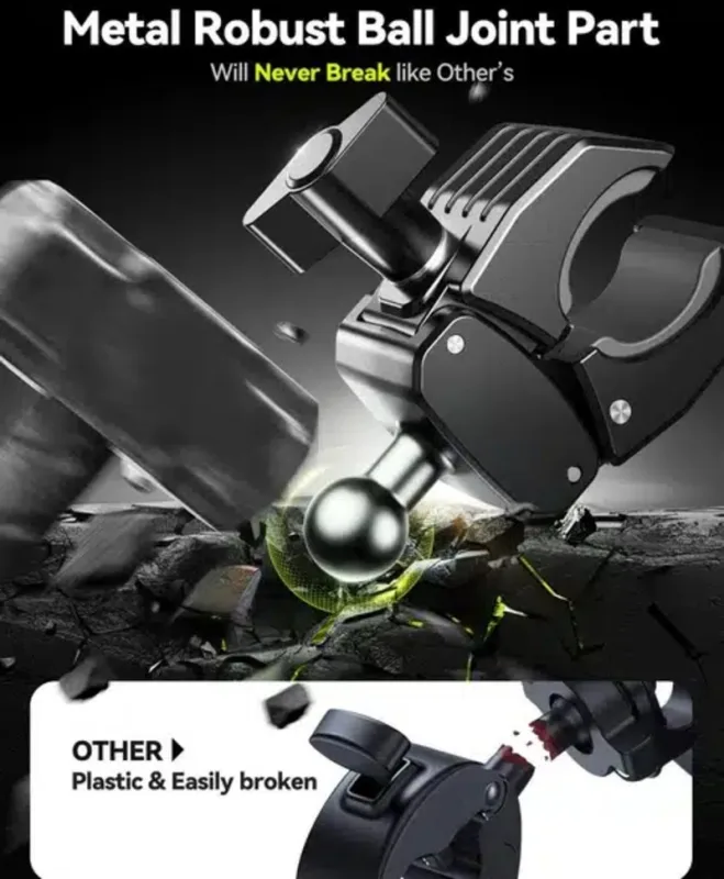 JOYROOM JR-ZS598 Shockproof Motorcycle Phone Mount Holder