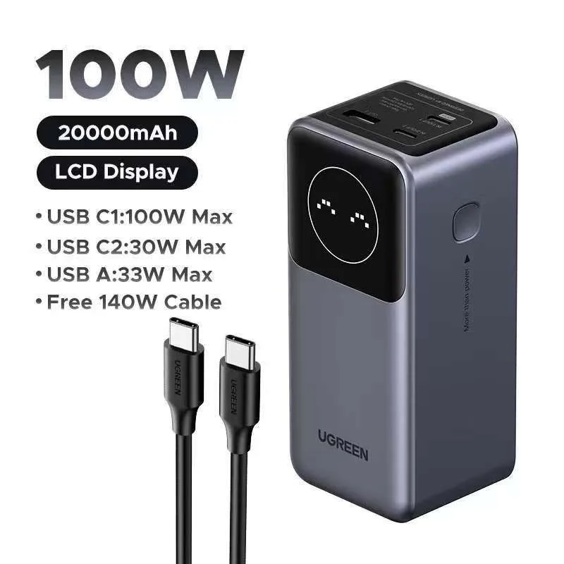 UGREEN PB725 45208 100W 20000mAh Laptop Power Bank