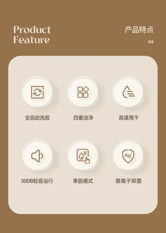 Xiaomi OiDiRe ODi-XYJ12 Mini Automatic Washing Machine