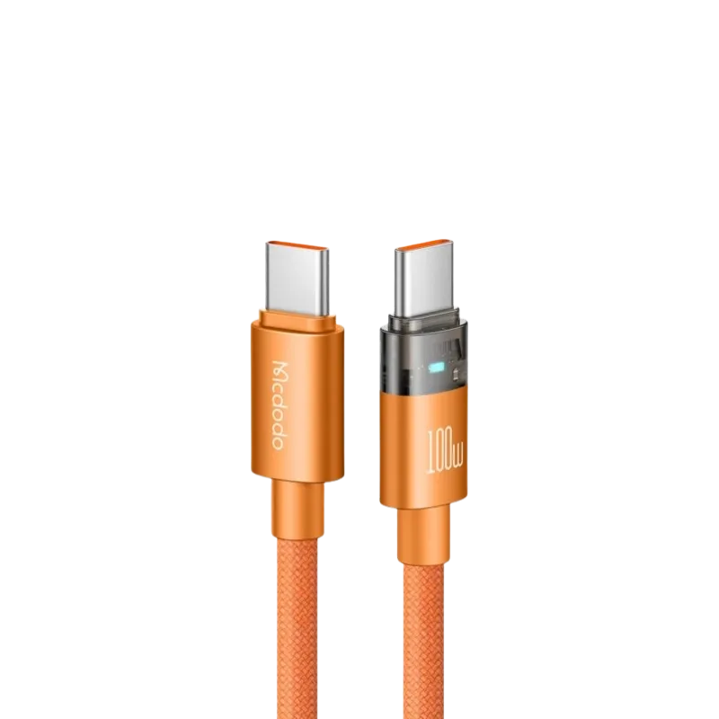 Mcdodo CA-5585 100W Type-C to Type-C Fast Charging Cable with Light