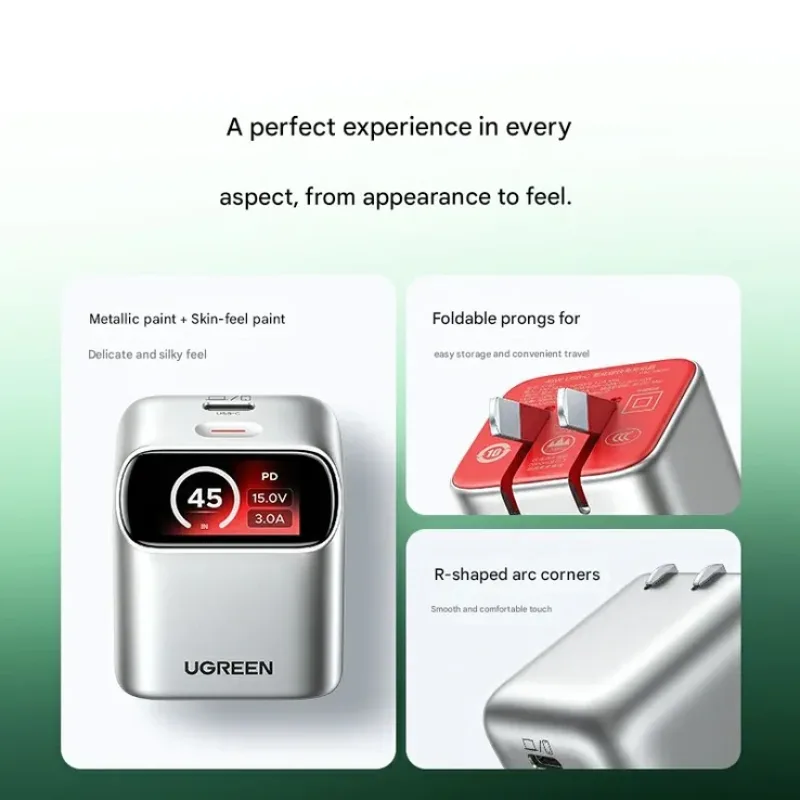 Ugreen X740 compact 45W USB-C GaN fast charger