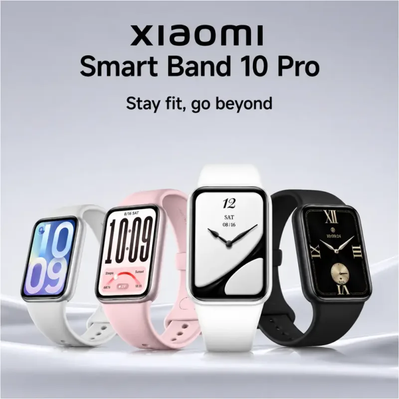 Xiaomi Smart Band 10 Pro Smart Watch with 1.74-inch AMOLED Display, 5-System GNSS & 150+ Sports Modes