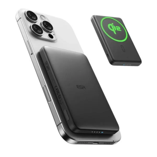 Esr Qi2 MagSlim Power Bank 5000mah