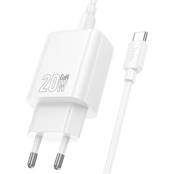 HOCO N61 20W Charger Set (USB-C Fast Charger With Cable)