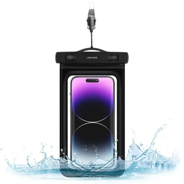 USAMS US-YD011 Waterproof Phone Pouch Universal 7-inch Case with Lanyard