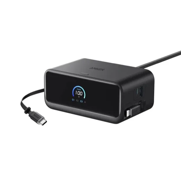 Anker Nano 100W 6-in-1 Desktop Charger Mix with Retractable USB-C Cable