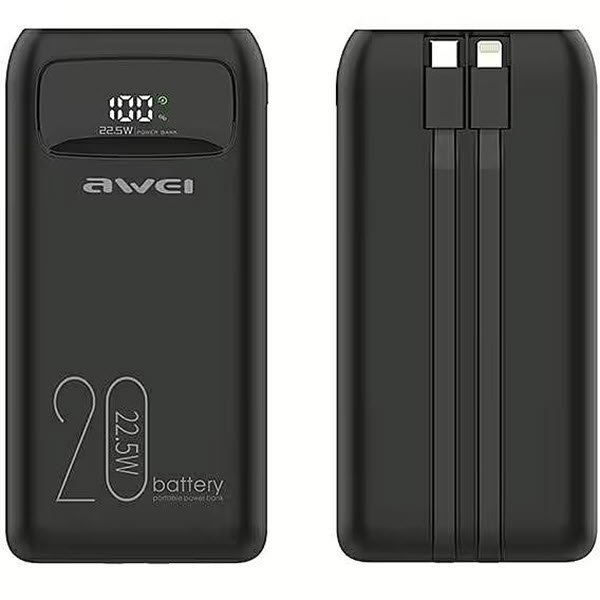 Awei P169K 20000mAh 22.5W Fast Charging Power Bank