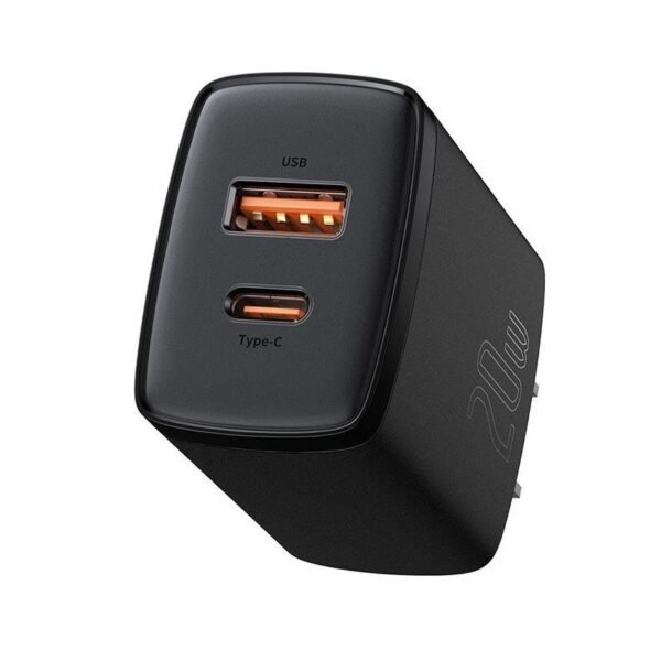 Baseus CCXJ-01 Compact Super Quick Charger Dual Port U+C 20W CN
