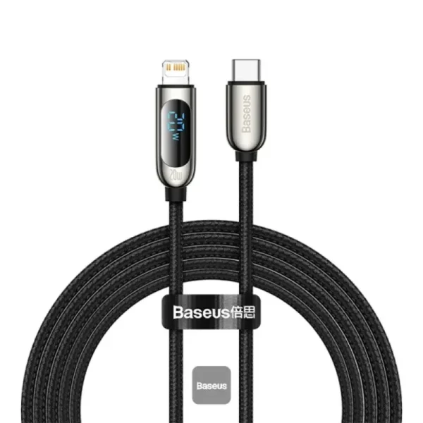 Baseus PD 20W USB-C to Lightning Cable with LED Display