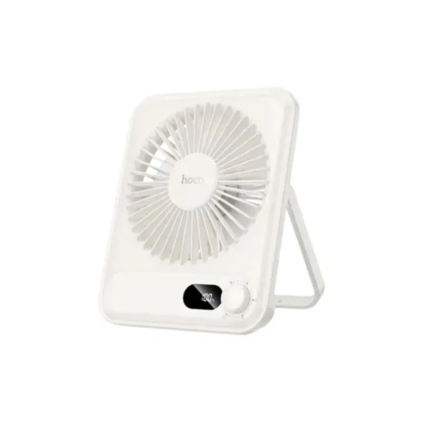 Hoco HX607 Slim Desktop Fan (2000mAh, USB Type-C, 0–100 Speed)