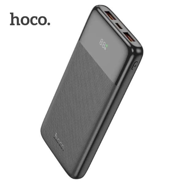 Hoco J121 Portable Power Bank 10000mAh – 22.5W Quick Charge, Slim Lightweight Mobile Charger