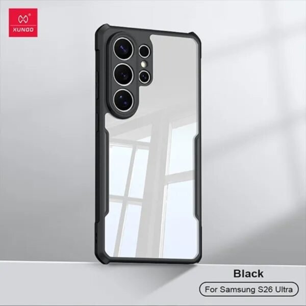 Xundd S26 Ultra Clear Case Non-Yellowing | 0.8mm Camera & Screen Guard