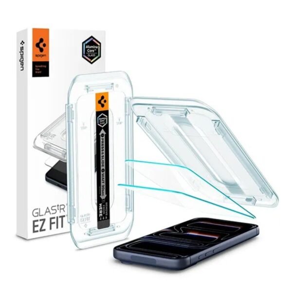 Spigen EZ Fit Tempered Glass for iPhone 17 Pro Max – 2 Pack HD Clear