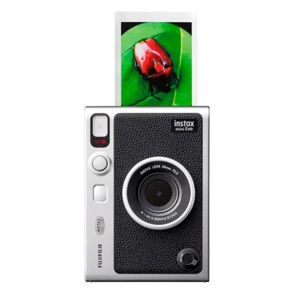 Fujifilm Instax Mini EVO Hybrid Instant Camera for 2″ x 3″ Prints, Selfie Mirror & Smartphone Saving