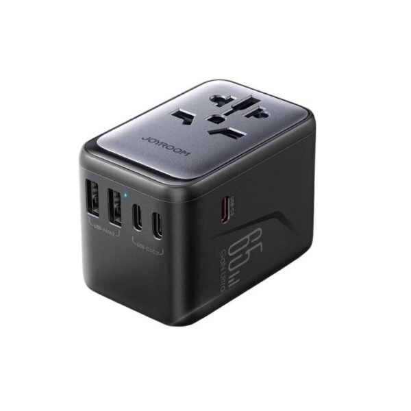 Joyroom JR-TCW02 65W Universal Travel Adapter with PD Fast Charging & Multi-Port USB