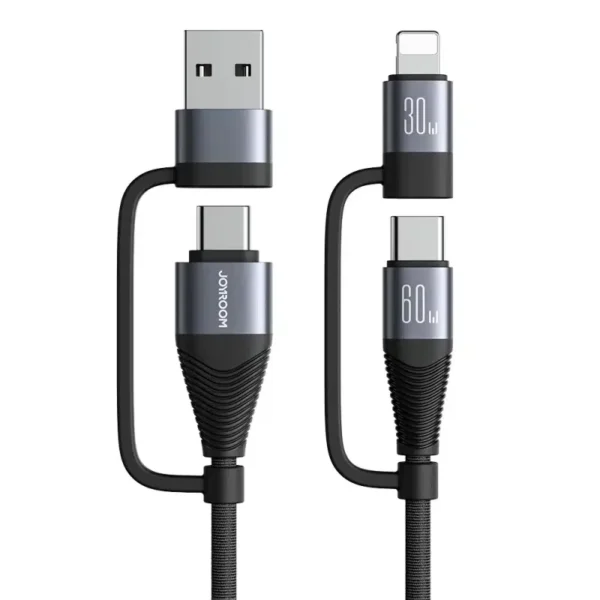 JOYROOM Multi-Function Series 60W 4-in-1 Fast Charging Data Cable (SA37-2T2)