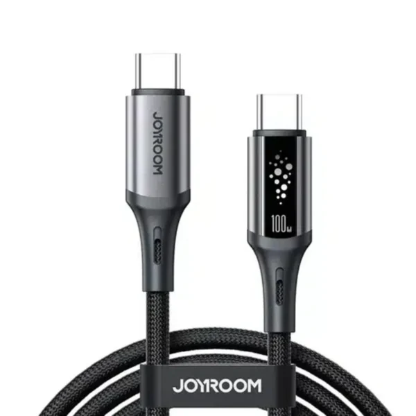 JOYROOM S-A60 100W Type-C to Type-C Fast Charging Cable | 480Mbps Nylon Braided