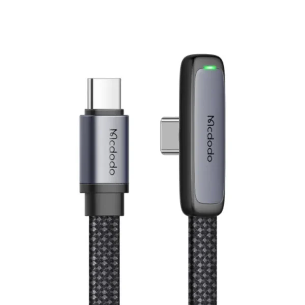 Mcdodo CA-336 Zebra Series 65W Type-C To Type-C 90 Degree Data Cable 1.2m