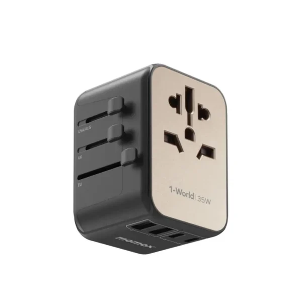 Momax UA27 35W Universal Travel Adapter with 5 Ports