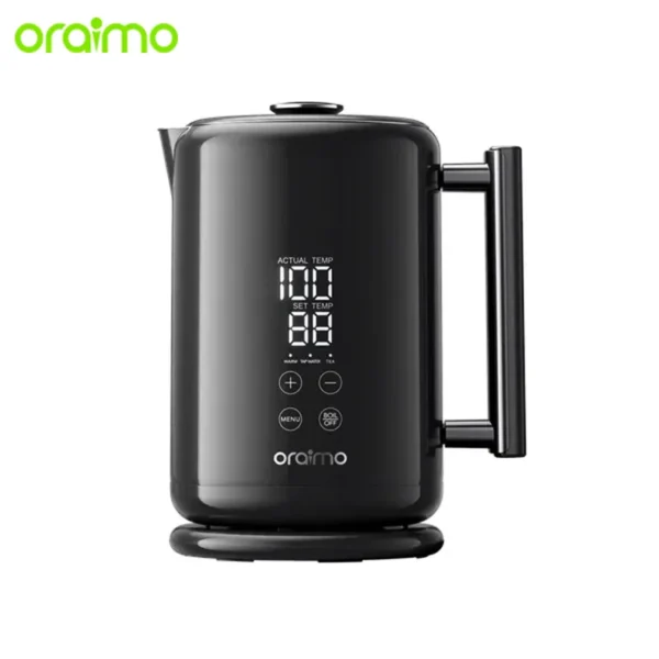 Oraimo FastBrew Fast Smart 1.7L 316 Stainless Steel Electric Kettle with LED, 3-Minute Fast Boil & 7 Temps