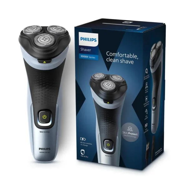Philips X3063/03 Wet & Dry Electric Shaver SkinProtect Technology