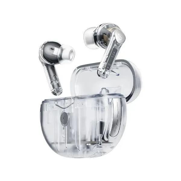 SoundPEATS Air4 Pro Adaptive Hybrid Active Noise Cancelling Earbuds – Transparent Edition