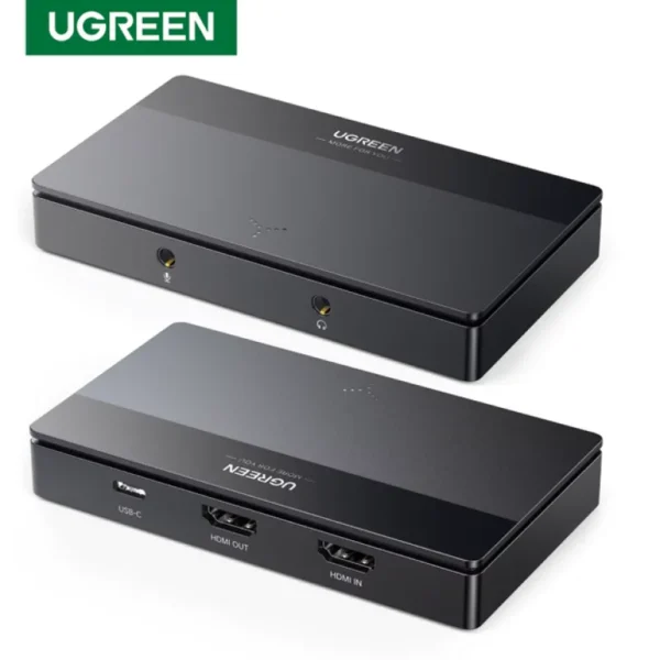 UGREEN CM630 4K Video Capture Card with HDMI Input and USB-C 3.0 for Streaming, Gaming & Conferencing