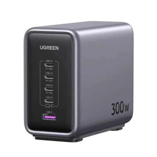 Ugreen Nexode 300W USB-C GaN Charger 5 Ports Desktop Charging Station