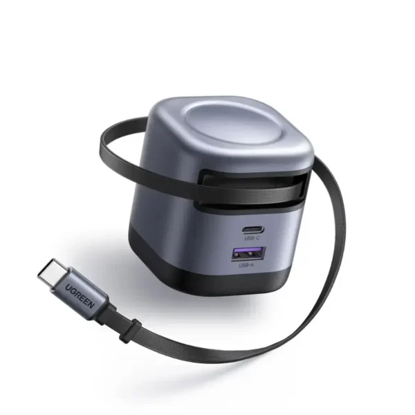 UGREEN Nexode 45W USB-C Charger with Retractable Cable