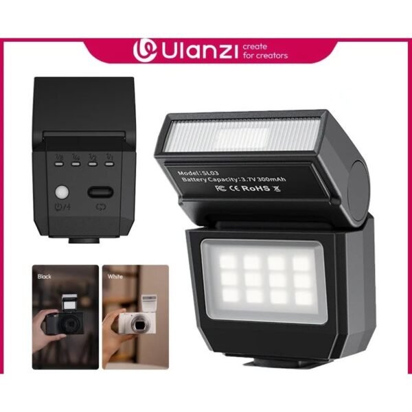 Ulanzi SL03 Spark Lite Mini Camera Flash with Adjustable Brightness for DSLR Photography