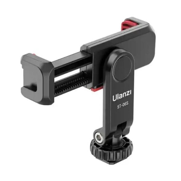 Ulanzi ST-06S Multifunction Smartphone Holder with 360° Rotation and Dual Cold Shoe Mounts
