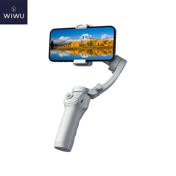WiWU Wi-SE017 Smart Tracking Gimbal Air – 3-Axis AI Stabilized Gimbal with Fill Light