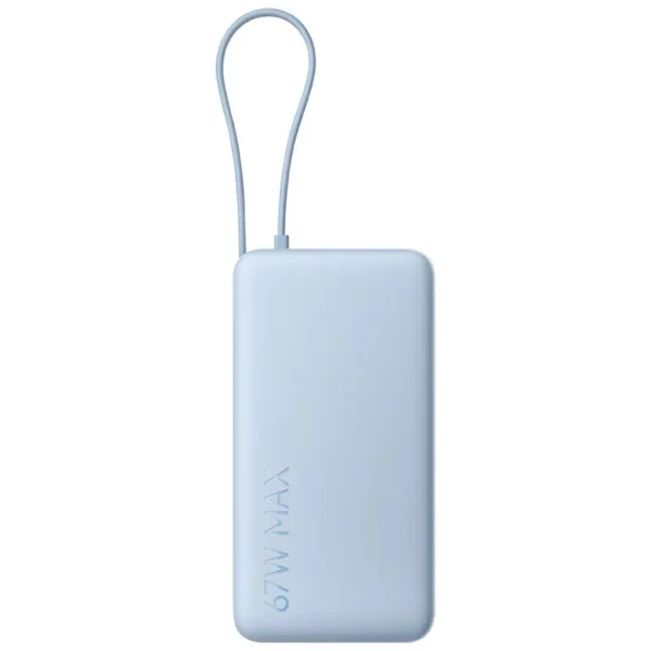 Xiaomi 20000mAh 67W Power Bank with Integrated USB-C Cable and Digital Display