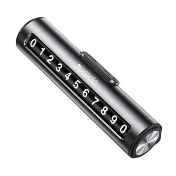 YESIDO C202 Hidden Temporary Car Parking Number Plate for Privacy Display